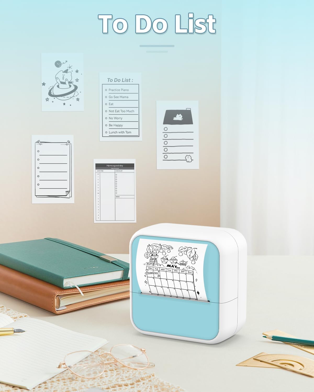 Printpods Mini Printer with Stickers