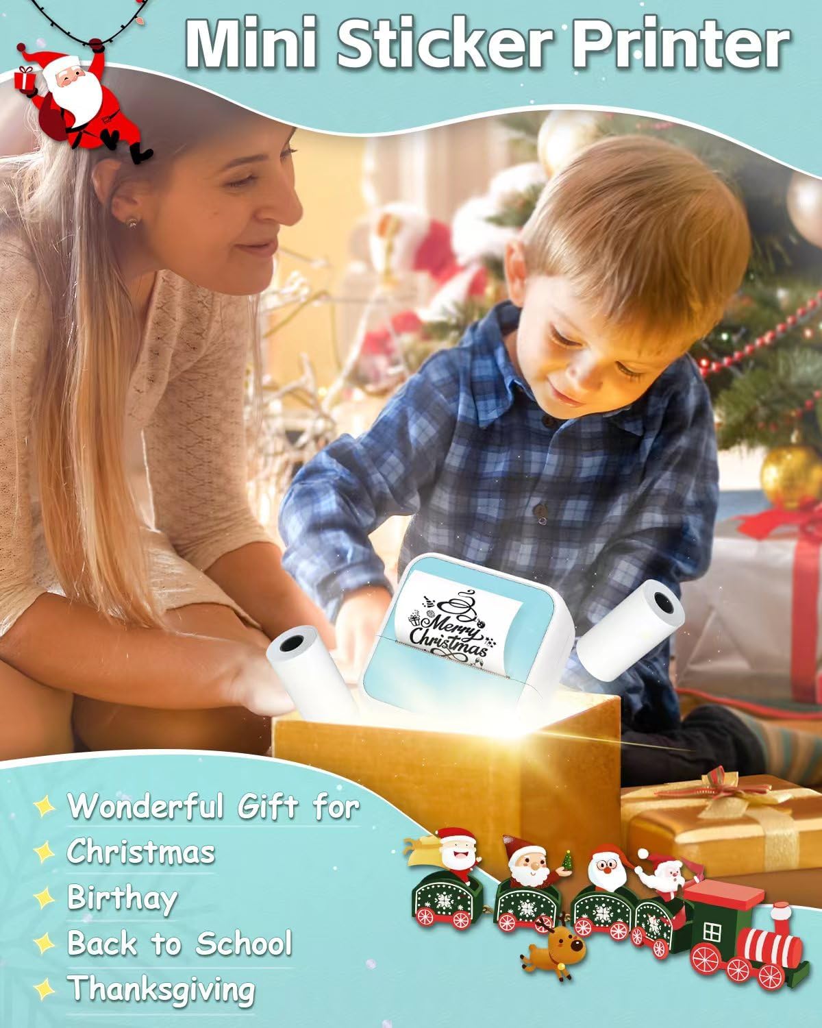 Printpods Mini Printer with Stickers