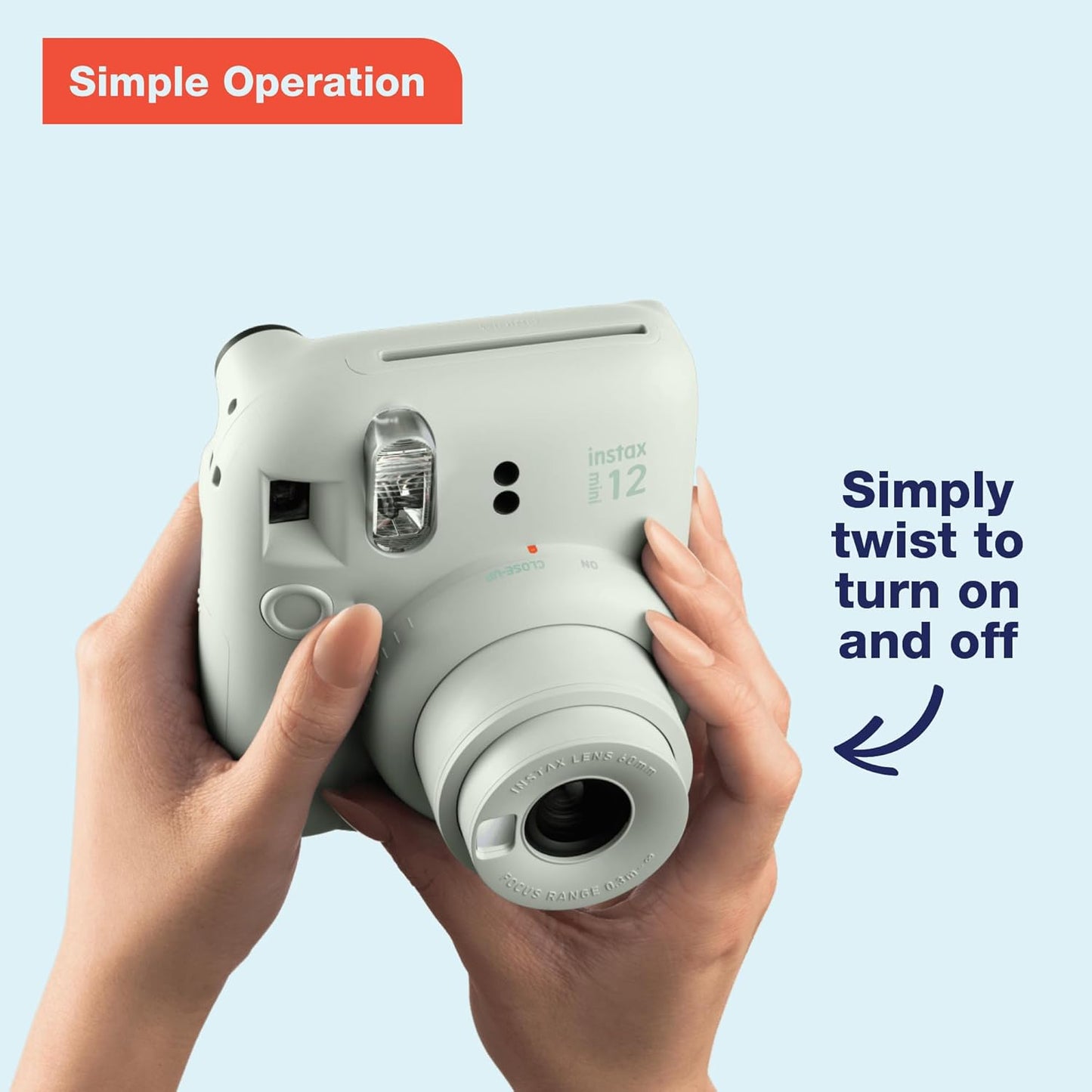 Mini 12 Instant Film Camera - BUY1 GET1 FREE
